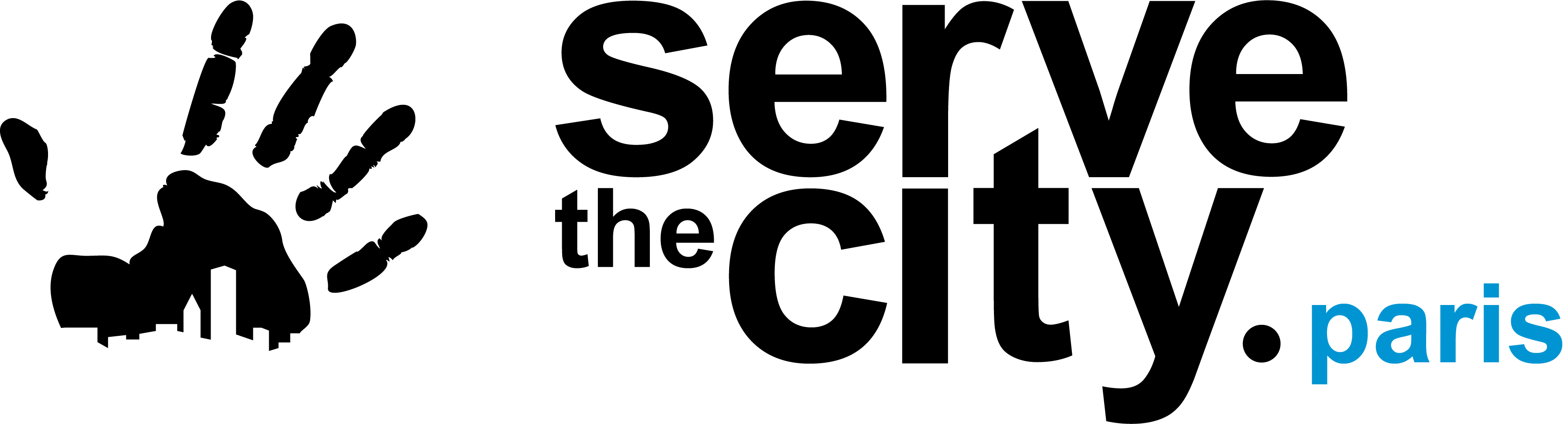 Serve the city Paris organization logo